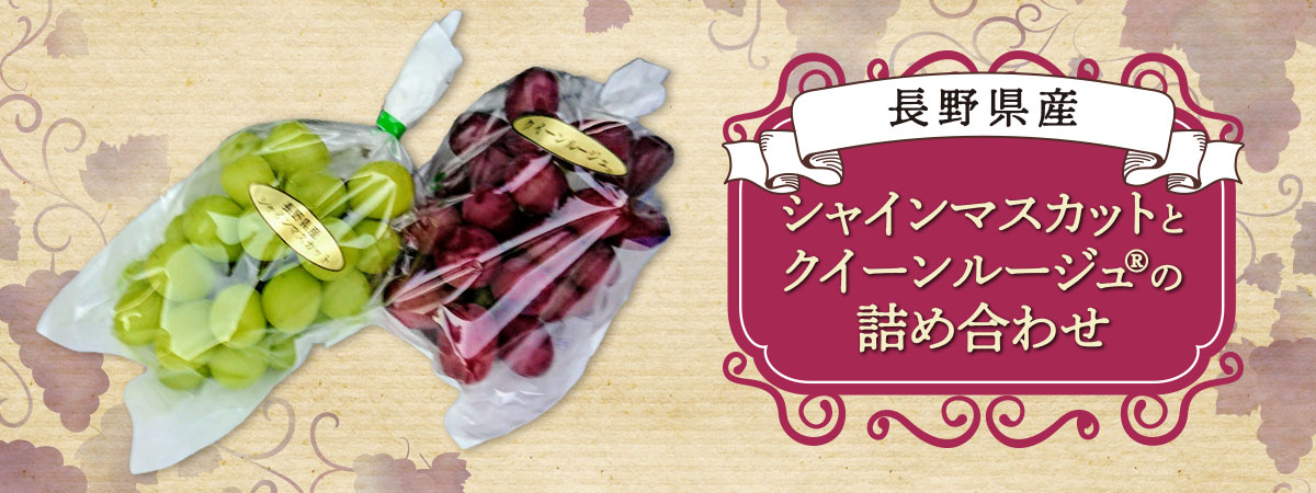 牧野ファーム　長野県産シャインマスカットとクイーンルージュ®️の詰め合わせ　商品説明 ベネちゃんSHOP出店者：牧野ファーム | ベネちゃんSHOP ベネシード